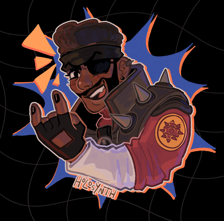 fanart - tf2: demo oc [2023]