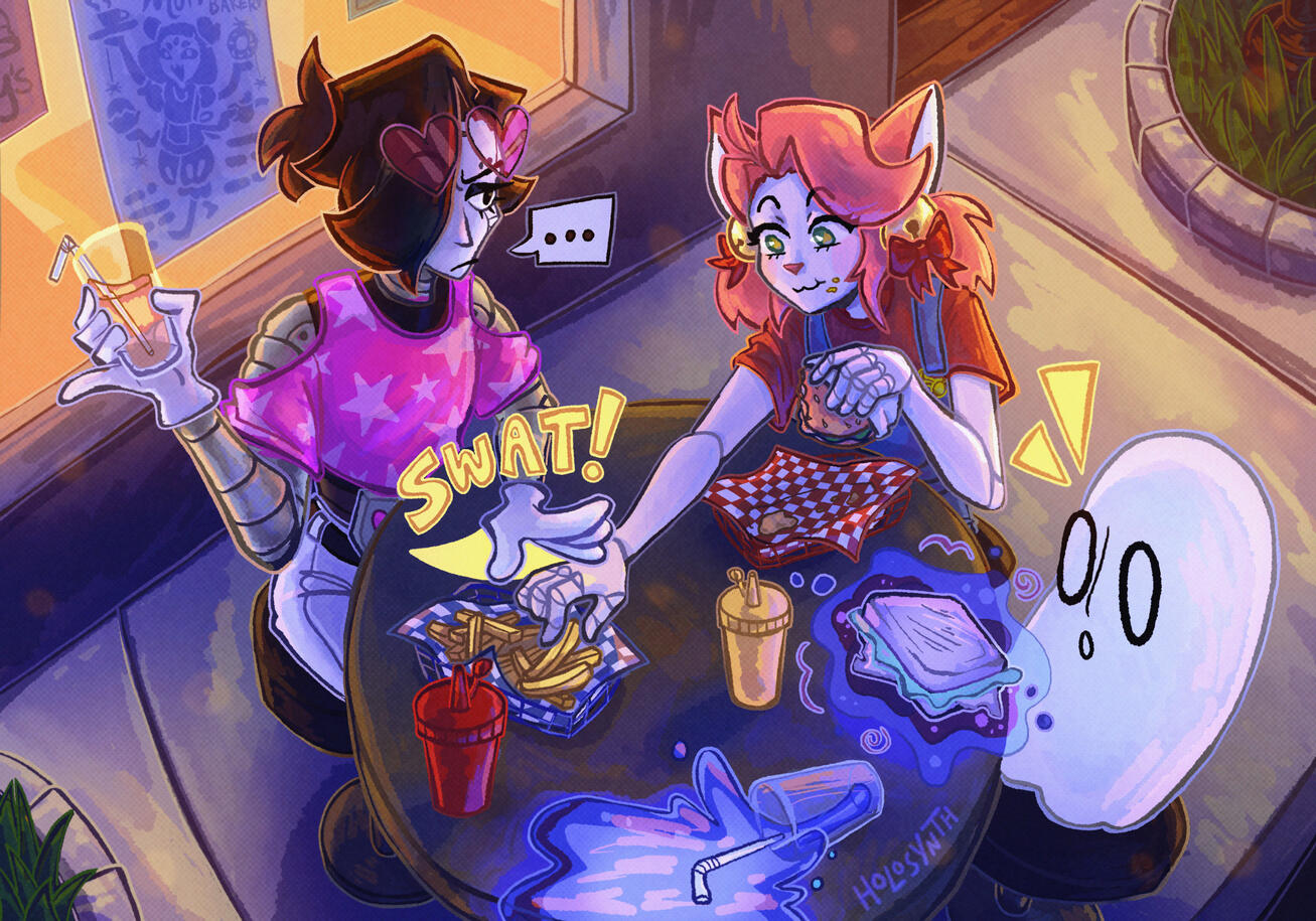 fanart - undertale: ghost cousins zine [2023]