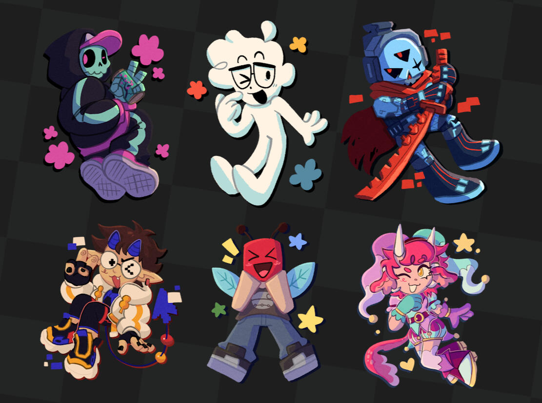 fanart - magfest keychain chibis [2026]