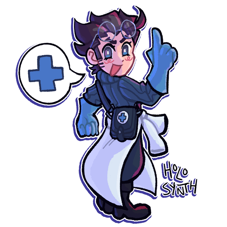 fanart - tf2: medic oc [2023]